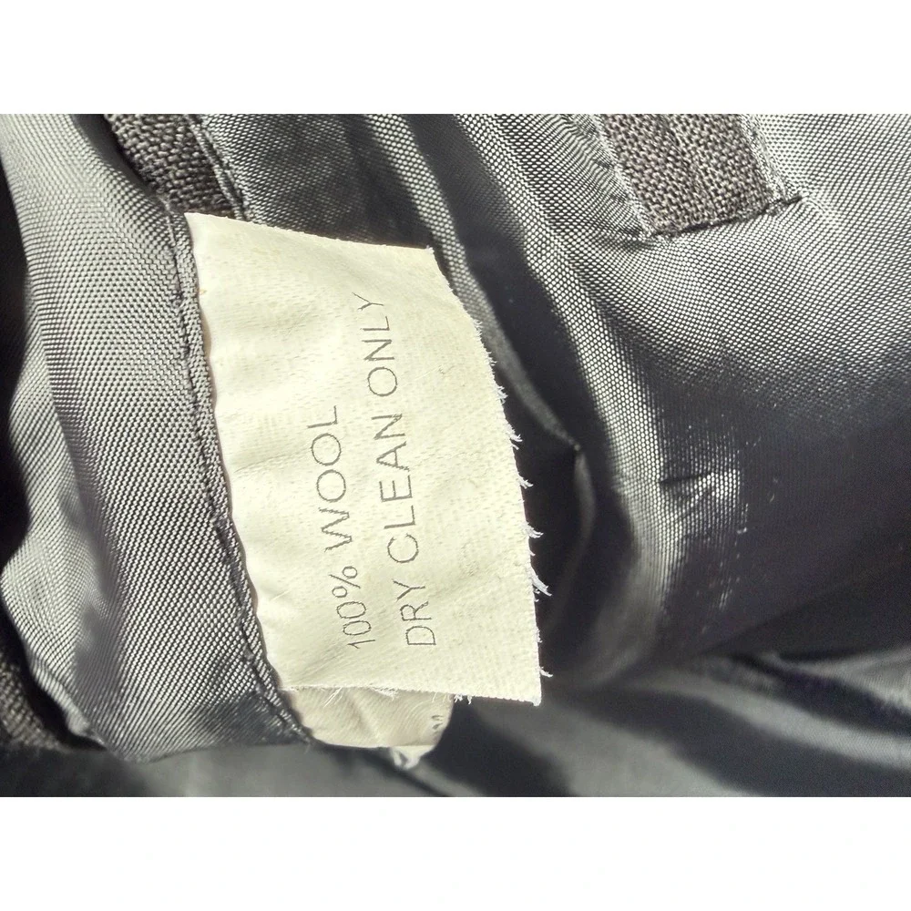 Buona Sera Men's 34R Black 100% Wool Tuxedo Jacket Satin Peak Lapel Italy
